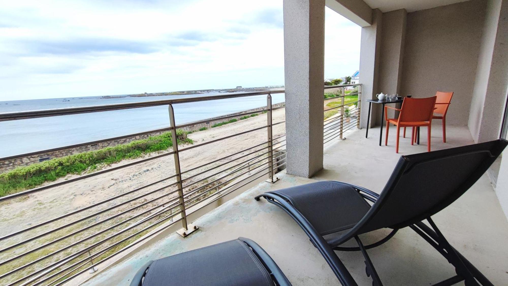 Penmarcʼh Reve Bleu - Vue Mer Exceptionnelle - Wifi - Draps Et Serviettes Inclus - Balcon Avec Mobilier De Jardin 아파트 외부 사진